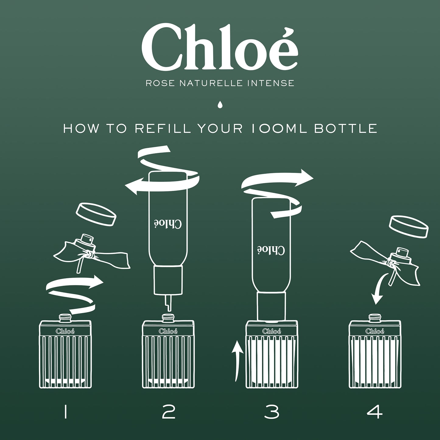 Chloé Rose Naturelle Intense Eau de Parfum Refill 150ml - Additional 4