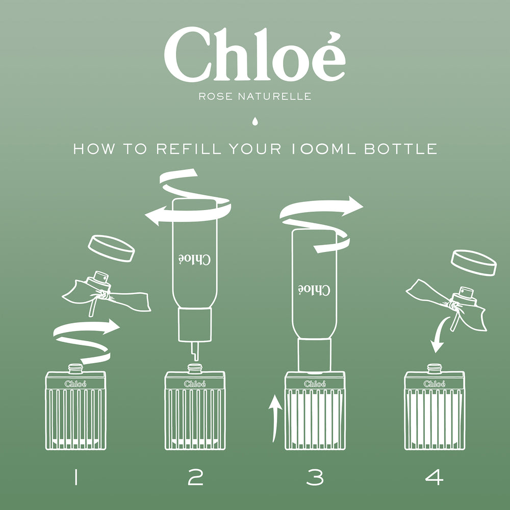 Chloé Rose Naturelle Eau de Parfum Refillable Spray 100ml - Additional 4