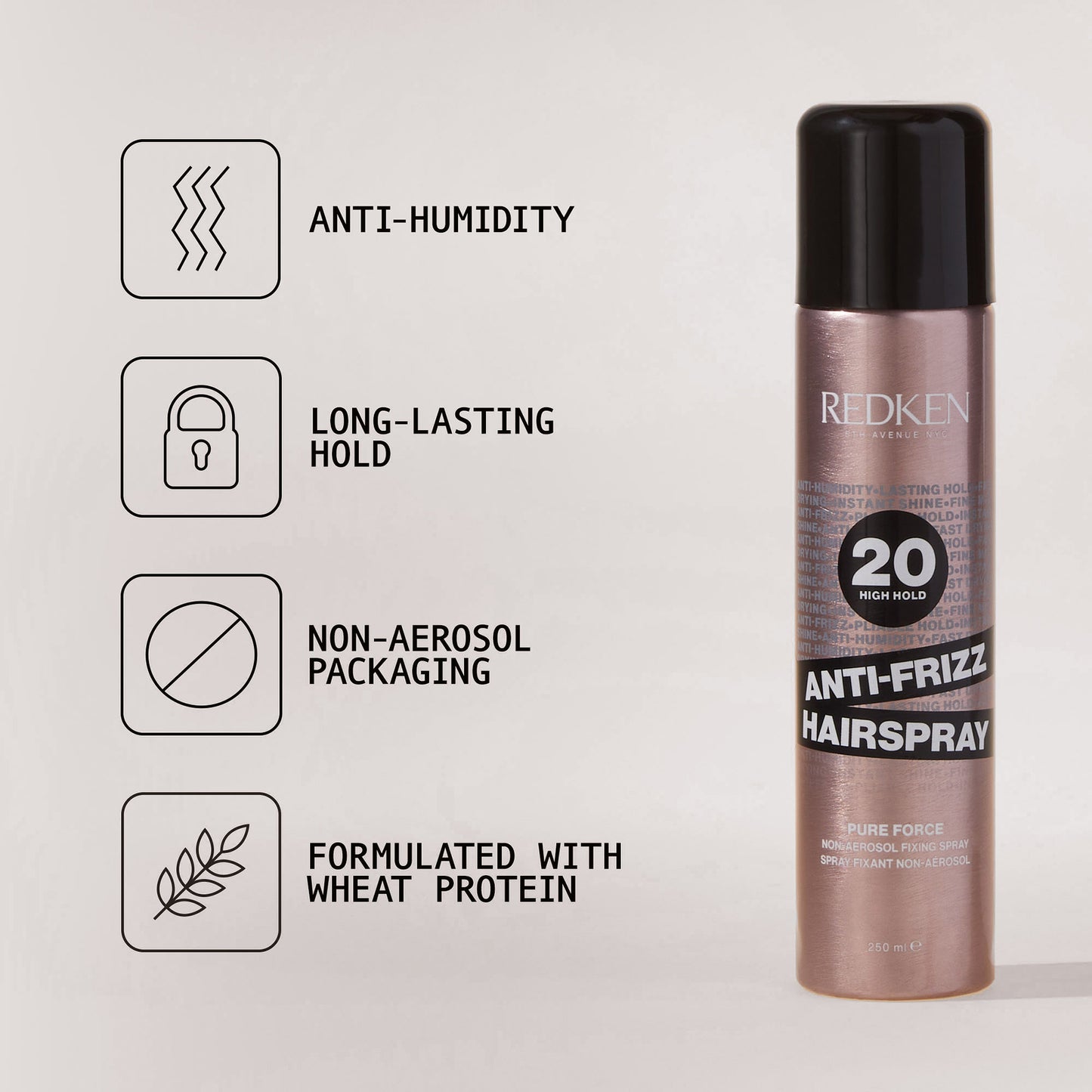 Redken Hairspray Anti-Frizz Hairspray 250ml - Additional 2