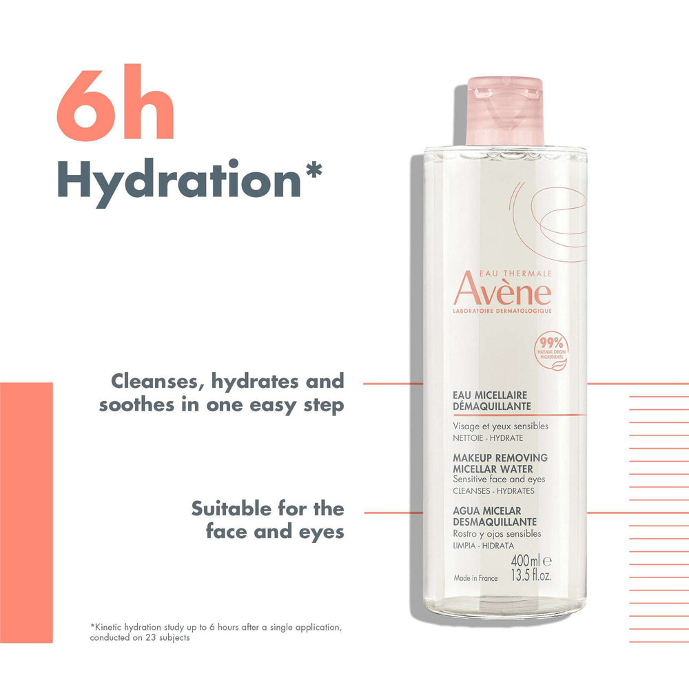 Avène Face Makeup Removing Micellar Water 400ml - Additional 1