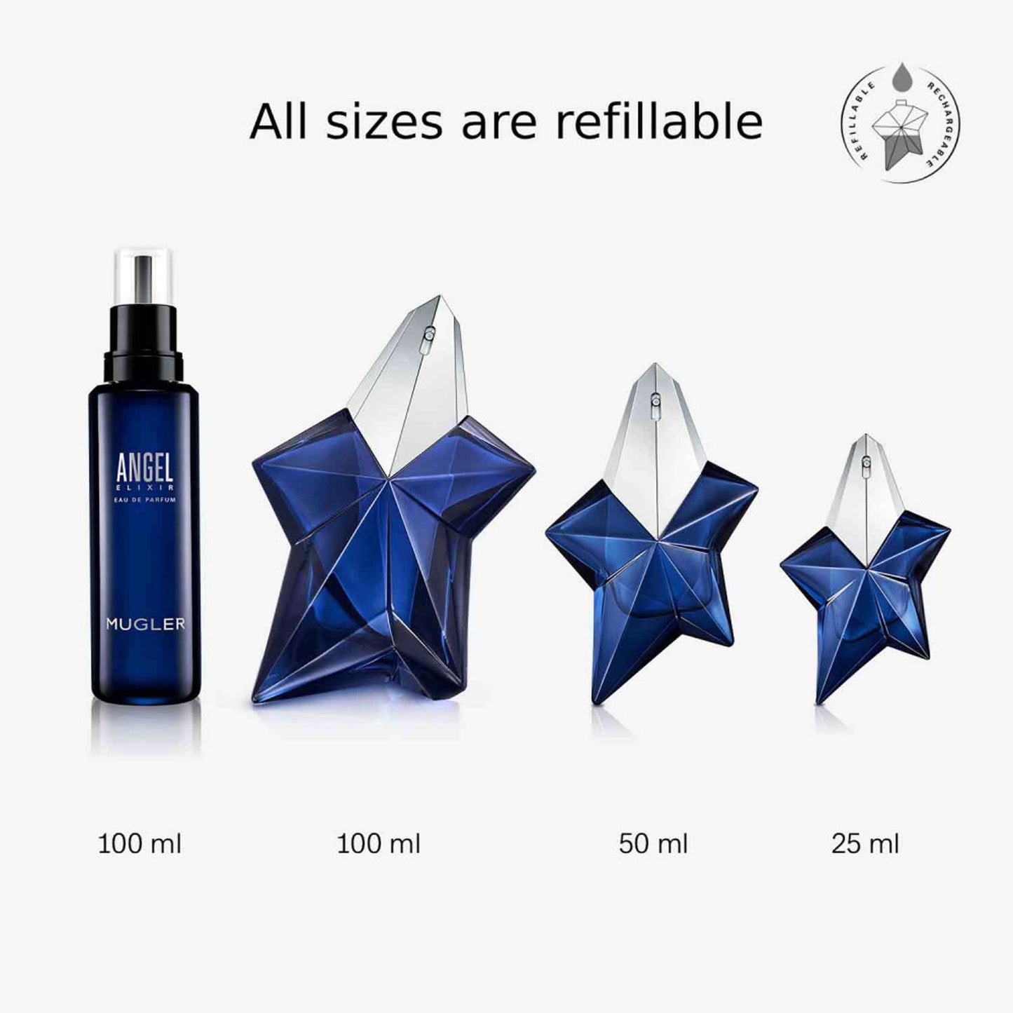 MUGLER Angel Elixir Eau de Parfum Refillable Star Spray 50ml - Additional 3