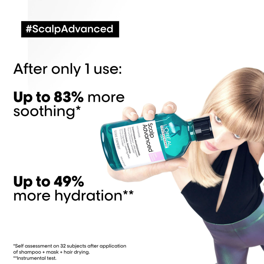 L'Oréal Professionnel SERIE EXPERT Scalp Advanced Anti-Discomfort Dermo-Regulator Shampoo 300ml - Additional 1