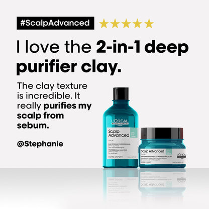 L'Oréal Professionnel SERIE EXPERT Scalp Advanced Anti-Oiliness 2-in-1 Deep Purifier Clay 250ml - Additional 3
