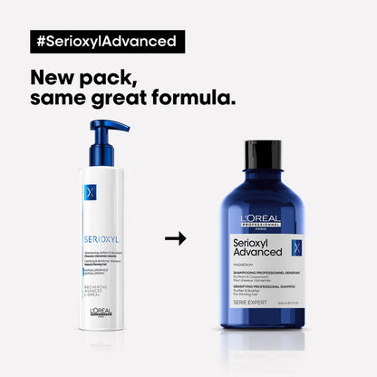 L'Oréal Professionnel SERIE EXPERT Serioxyl Advanced Purifier & Bodifier Shampoo 300ml - Additional 2
