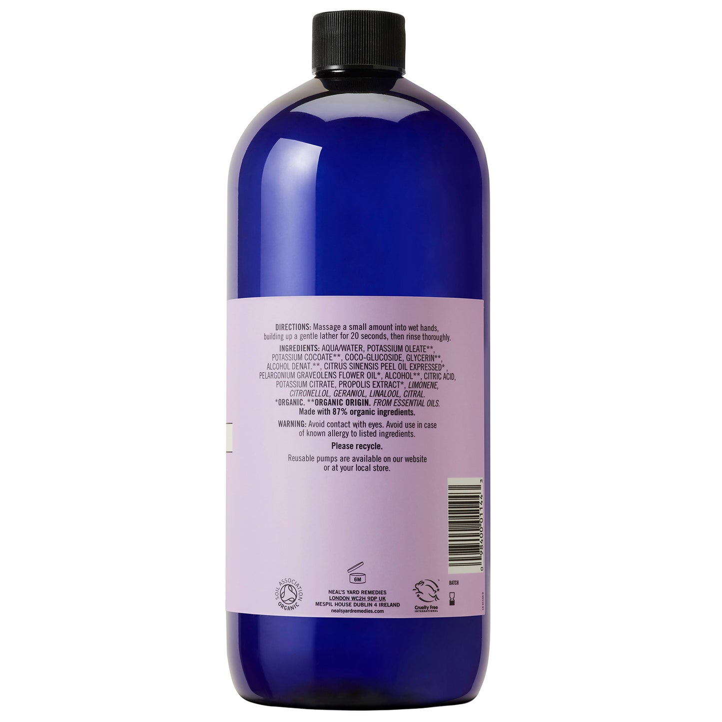 Neal's Yard Remedies Hand Care Geranium & Orange Hand Wash 950ml - Additional 1