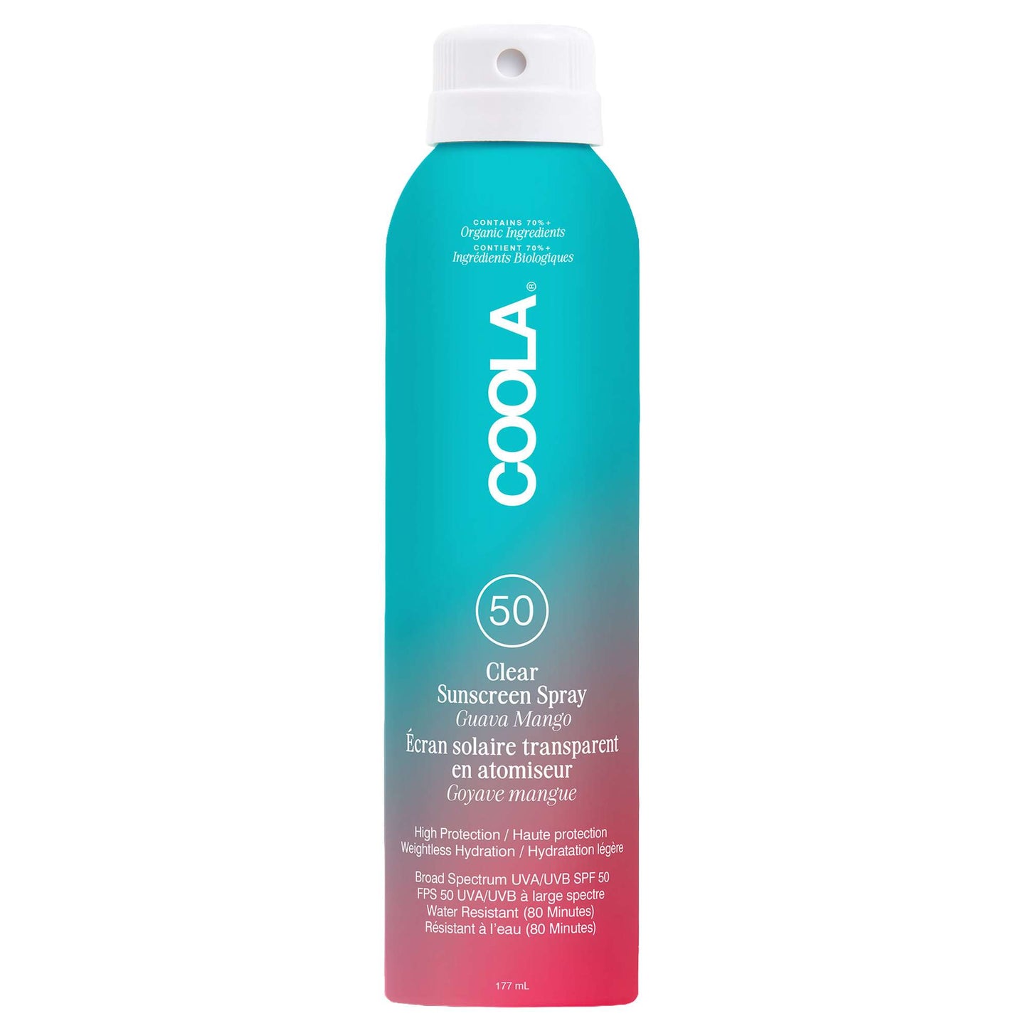 Coola  Classic Body Sunscreen Spray SPF50 Guava Mango 177ml