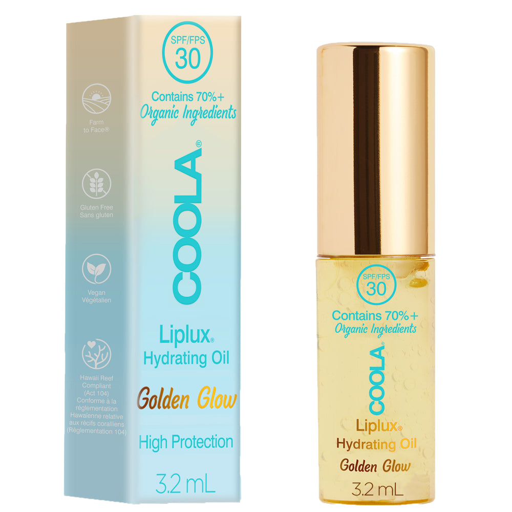 Coola Face Care Classic Liplux Hydrating Oil Golden Glow SPF30 3.2ml - Additional 2