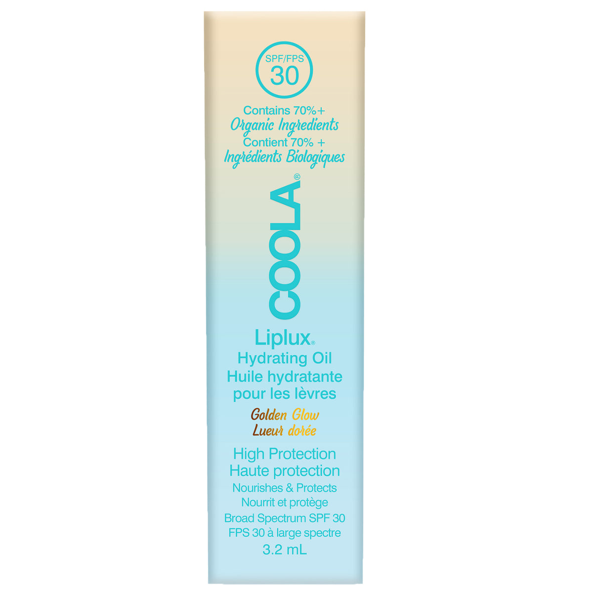 Coola Face Care Classic Liplux Hydrating Oil Golden Glow SPF30 3.2ml - Additional 1