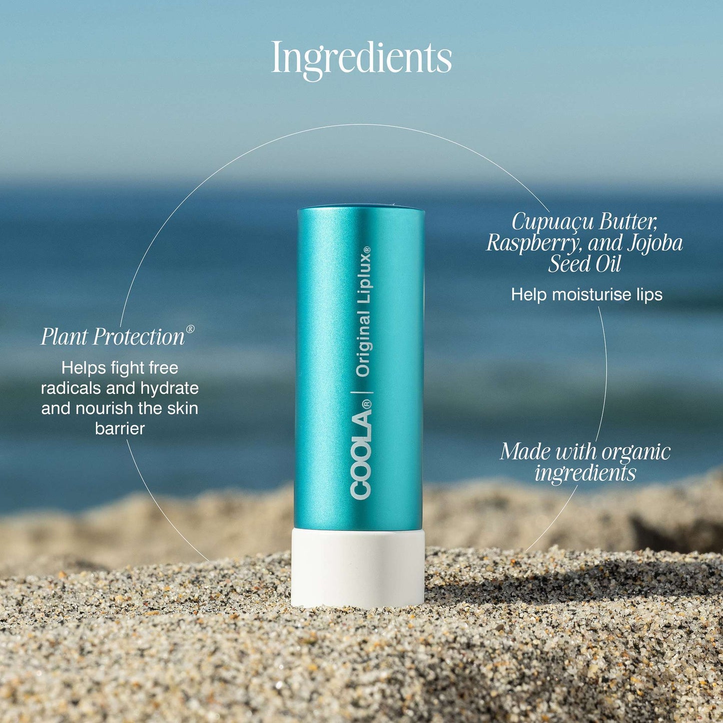 Coola Face Care Classic Liplux Lip Balm Sunscreen SPF30 Original 4.2ml - Additional 6