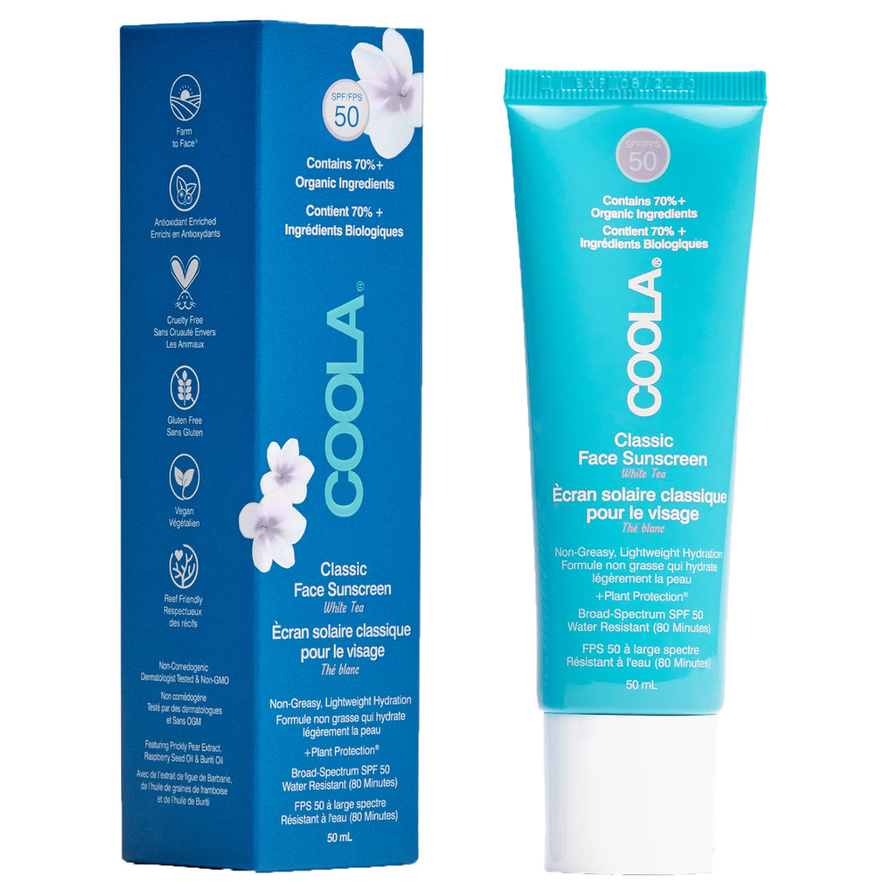 Coola Face Care Classic Face Sunscreen Lotion SPF50 White Tea 50ml - Additional 1