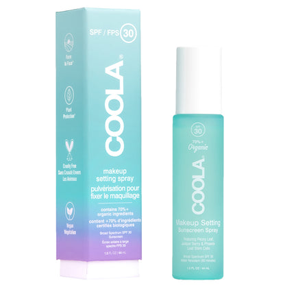 Coola Face Care Makeup Setting Sunscreen Spray SPF30 44ml - Additional 1