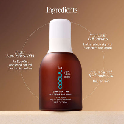 Coola Face Care Sunless Tan Anti-Ageing Face Serum 50ml - Additional 2