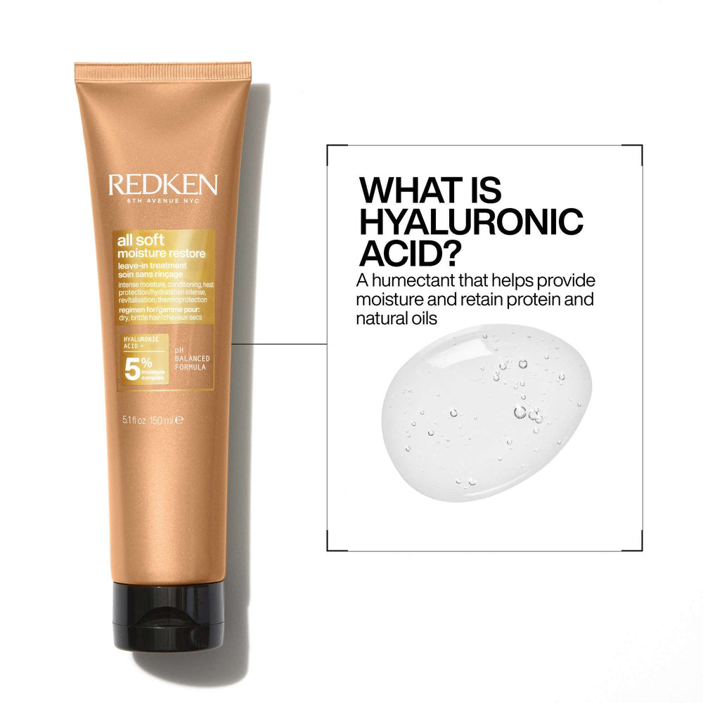 Redken All Soft Moisture Restore Leave-In Treatment, For Dry Hair 150ml - Additional 2
