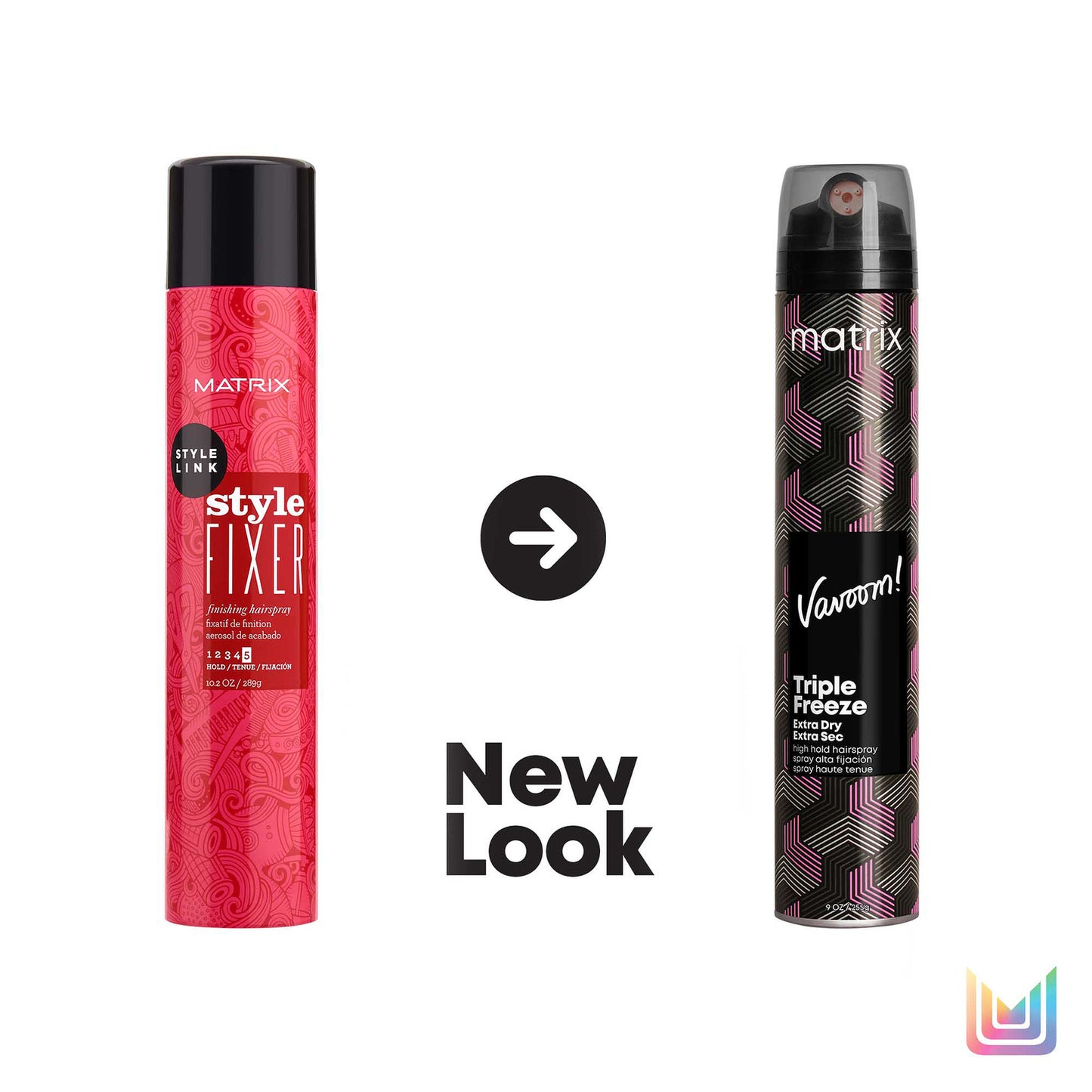 Matrix Vavoom Triple Freeze Extra Dry High Hold Hairspray 300ml - Additional 1