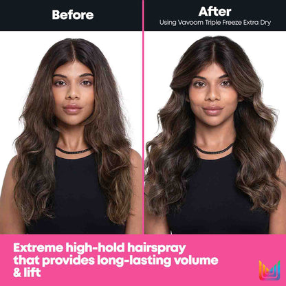 Matrix Vavoom Triple Freeze Extra Dry High Hold Hairspray 300ml - Additional 3