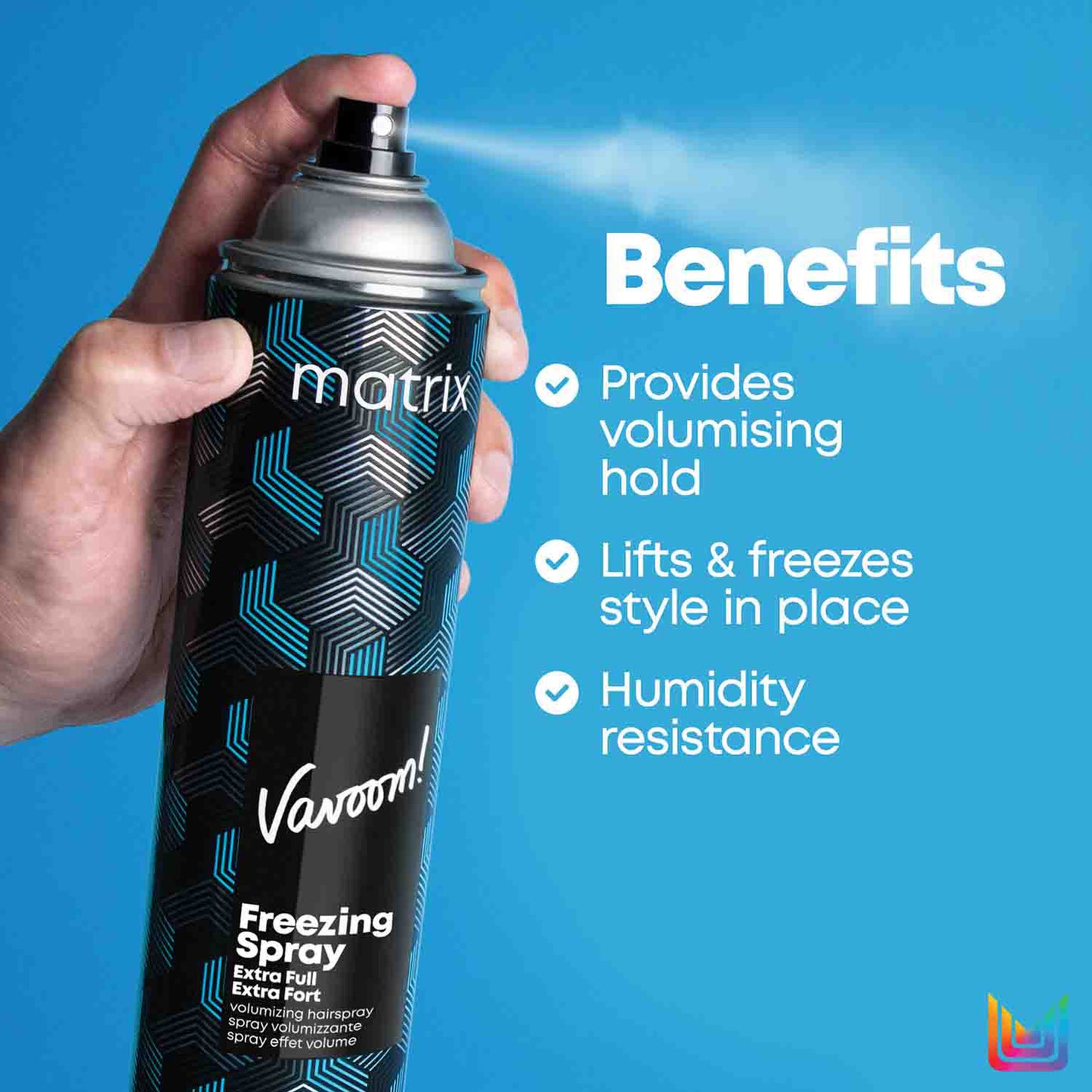 Matrix Vavoom Freeze Spray Extra Full Volumising Hairspray 500ml - Additional 2