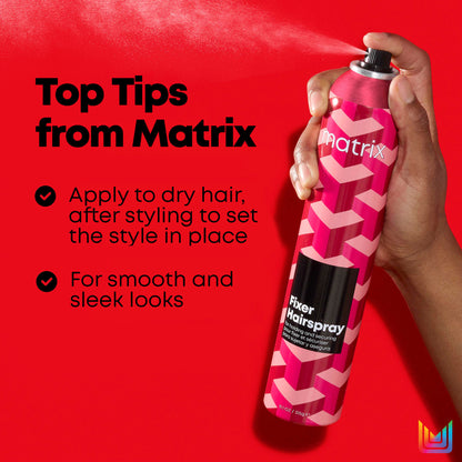 Matrix Styling Fixer Hairspray For Flexible Holding & Securing With Dry Finish 400ml - Additional 4