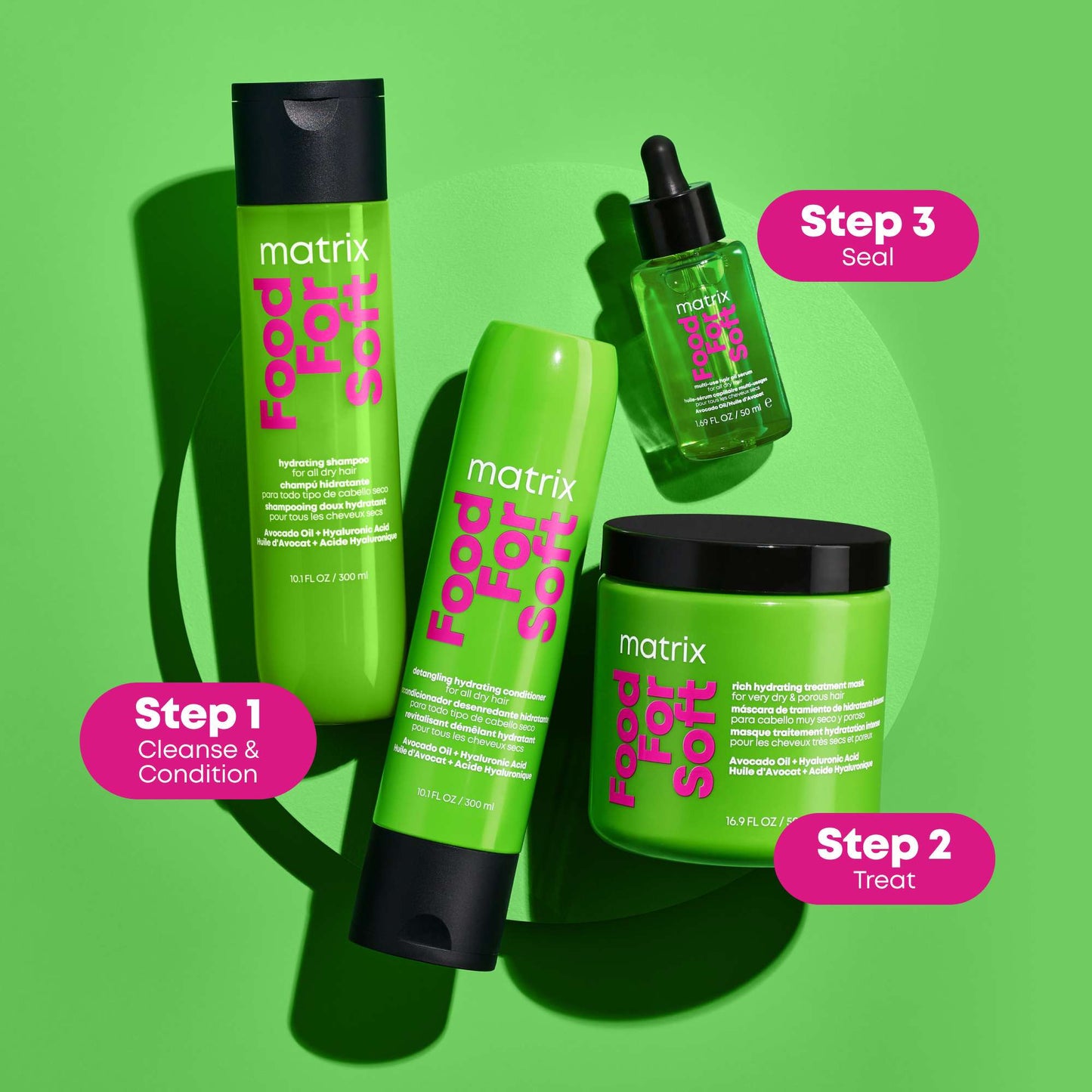 Matrix Food For Soft Hair Oil with Avocado Oil for Dry Hair 50ml - Additional 6