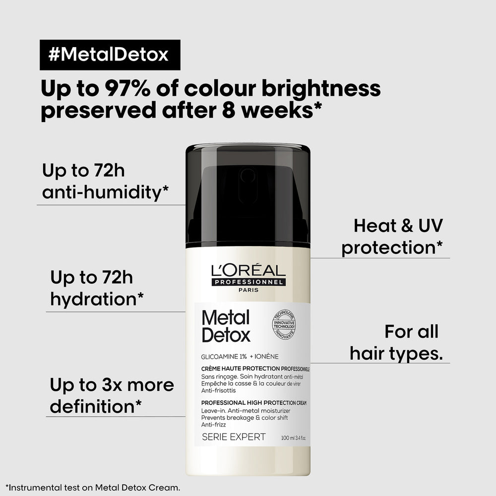 L'Oréal Professionnel SERIE EXPERT Metal Detox Anti-Metal High Protection Cream 100ml - Additional 1