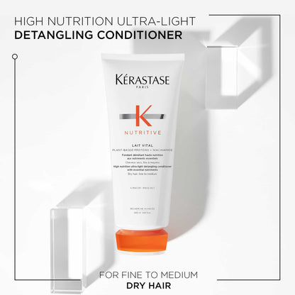 Kérastase Nutritive Lait Vital: High Nutrition Ultra-Light Detangling Conditioner 200ml - Additional 1