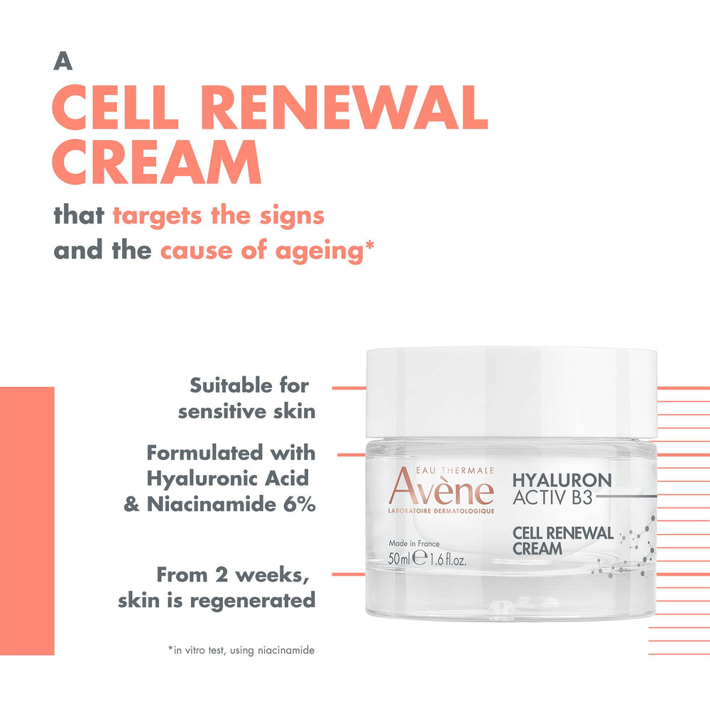 Avène Face Hyaluron Activ B3 Cell Renewal Cream 50ml - Additional 2