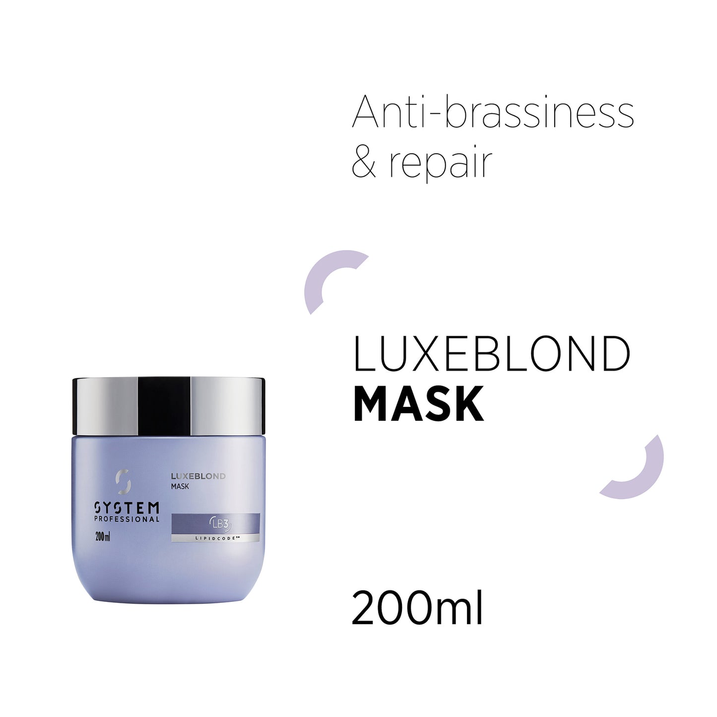 System Professional LuxeBlond Hair Mask 200ml - Additional 1