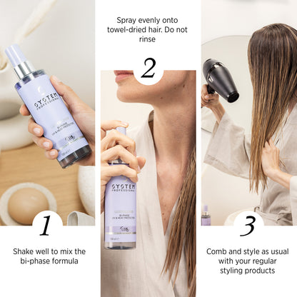 System Professional LuxeBlond Bi-Phase UV & Heat Protector 180ml - Additional 4