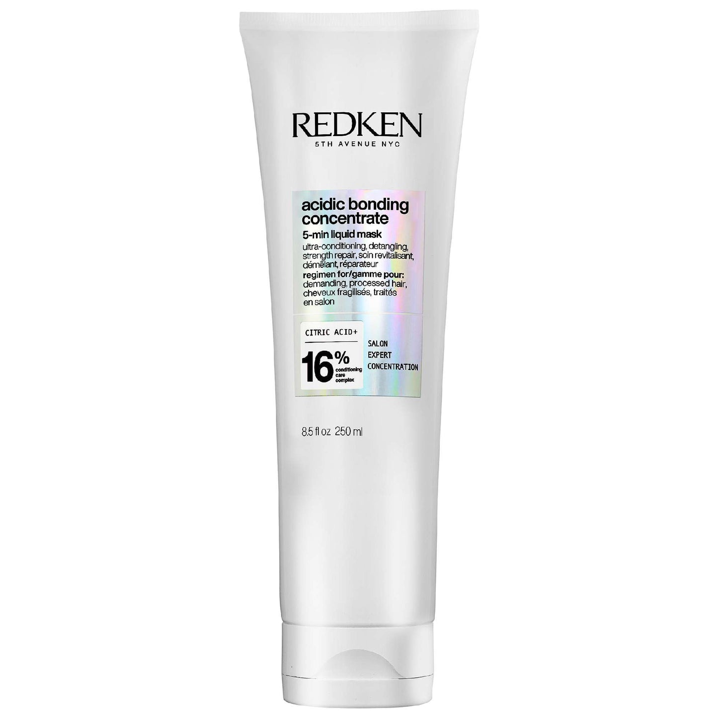Redken Acidic Bonding Concentrate 5-Minute Liquid Hair Mask, Bond Repair and Hydration 250ml