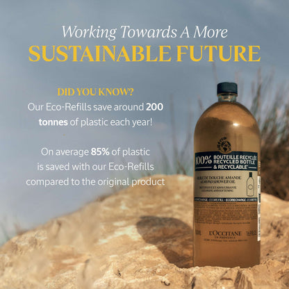 L'OCCITANE  Almond Eco Refill Shower Oil 500ml - Additional 3