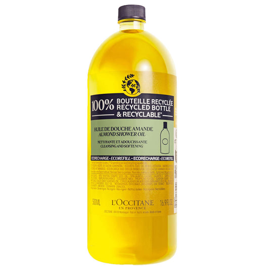 L'OCCITANE  Almond Eco Refill Shower Oil 500ml