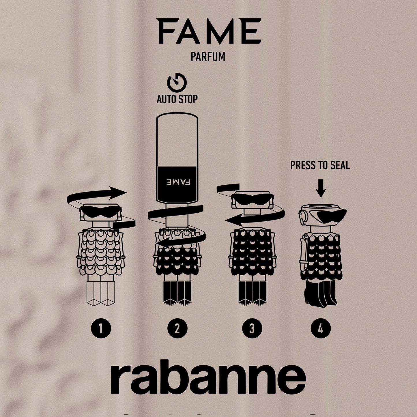 Rabanne Fame Parfum Refill Bottle 200ml - Additional 2