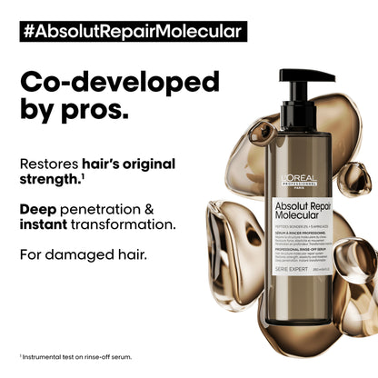 L'Oréal Professionnel SERIE EXPERT Absolut Repair Molecular Rinse-Off Serum 250ml - Additional 2