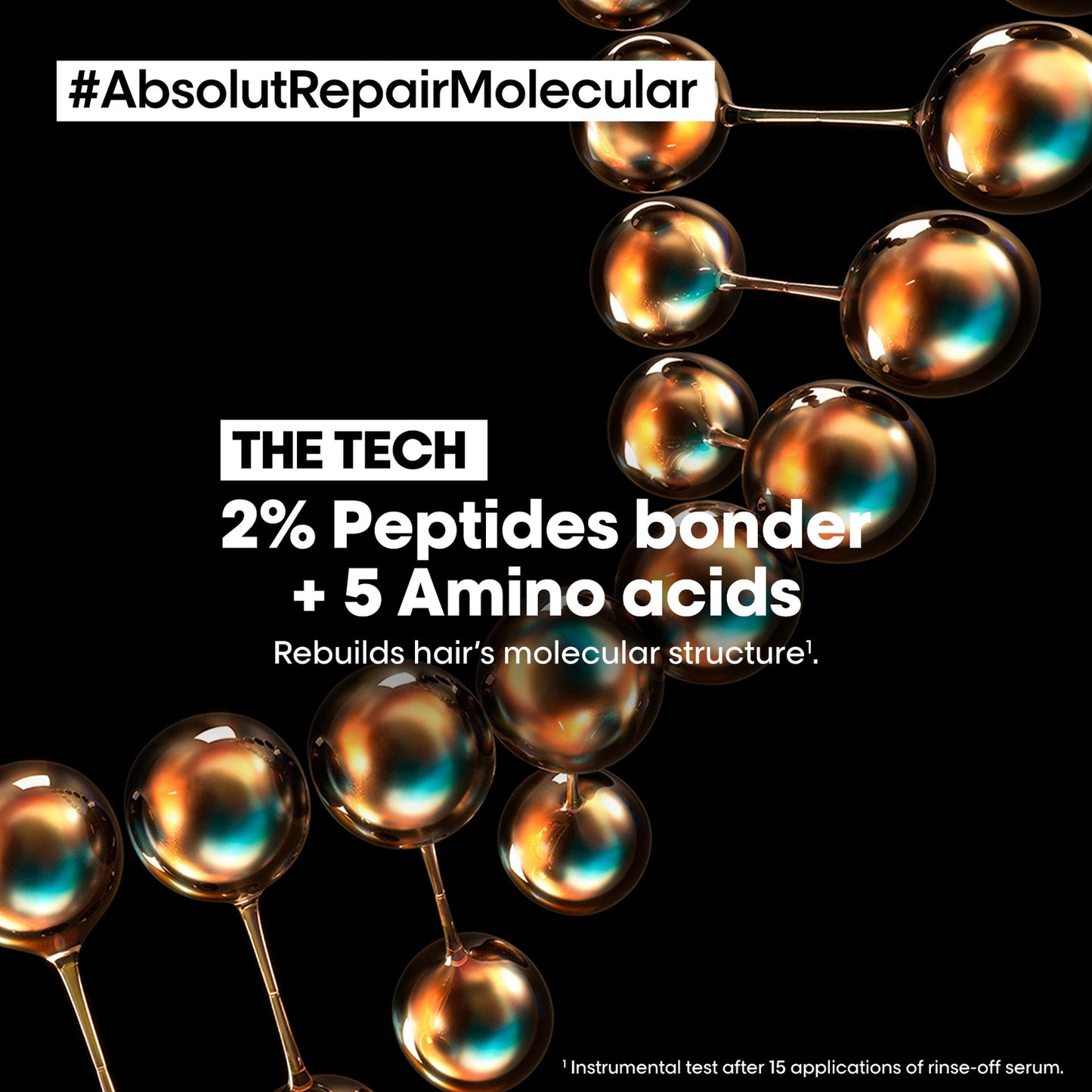L'Oréal Professionnel SERIE EXPERT Absolut Repair Molecular Shampoo 500ml - Additional 4