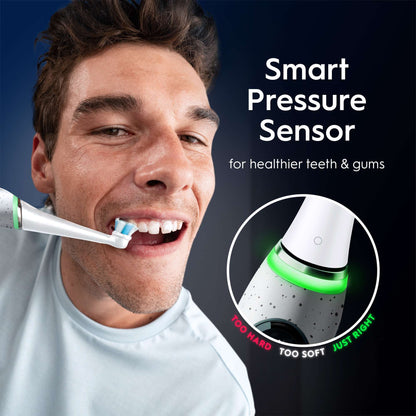 Oral-B iO 10 Stardust White Electric Toothbrush with Charging Travel Case - Additional 4