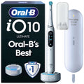 Oral-B iO 10 Stardust White Electric Toothbrush with Charging Travel Case