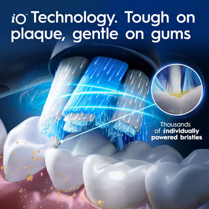 Oral-B iO 10 Cosmic Black Electric Toothbrush with Charging Travel Case - Additional 6