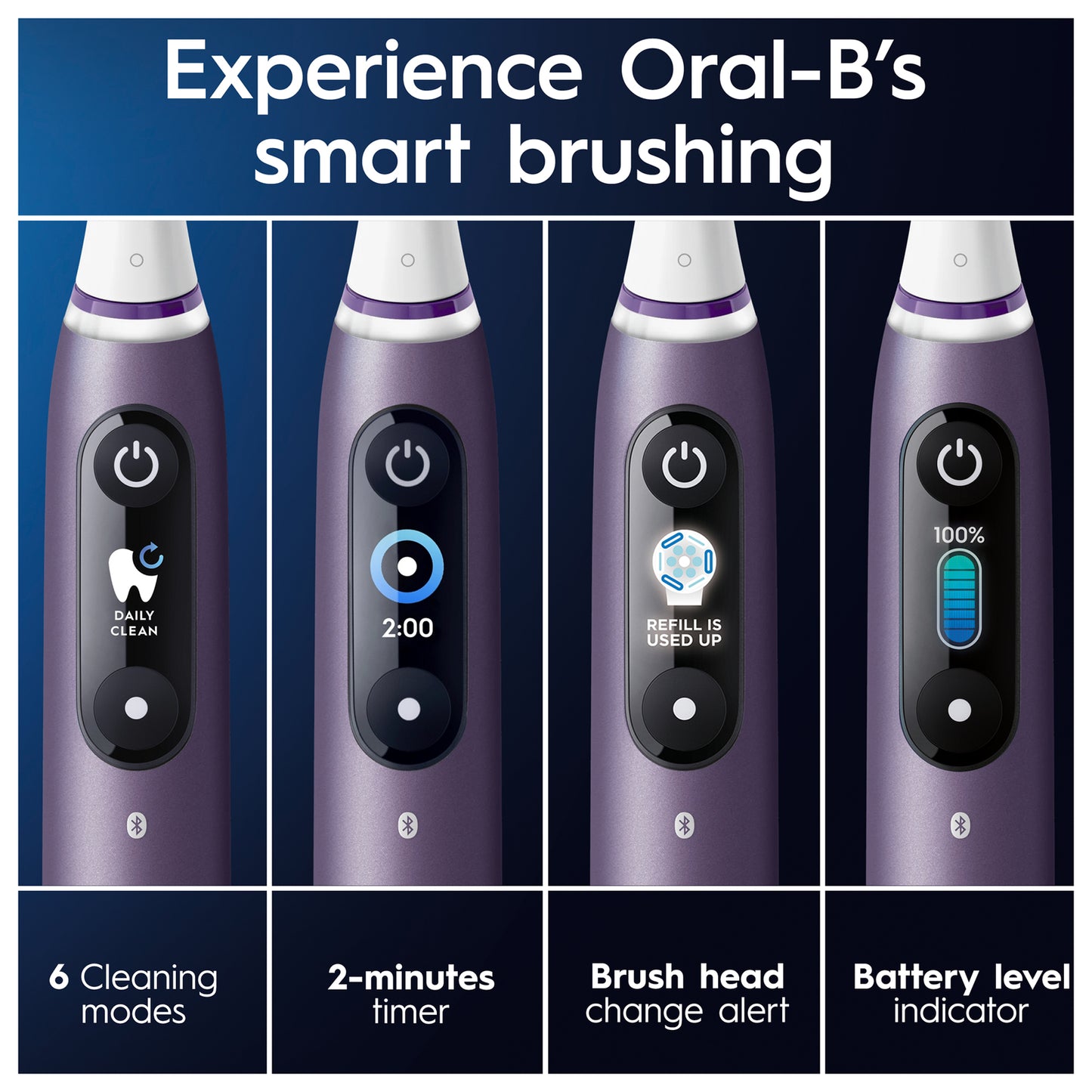 Oral-B iO 8 Violet Electric Toothbrush - Additional 3