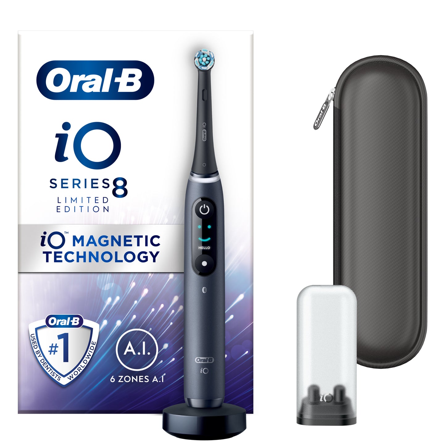 Oral-B iO 8 Black Electric Toothbrush Limited Edition - Additional 1