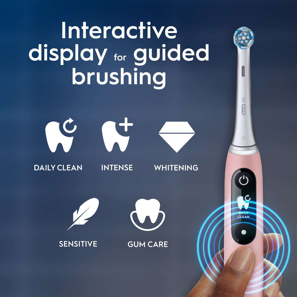 Oral-B iO 6 Pink Electric Toothbrush - Additional 2