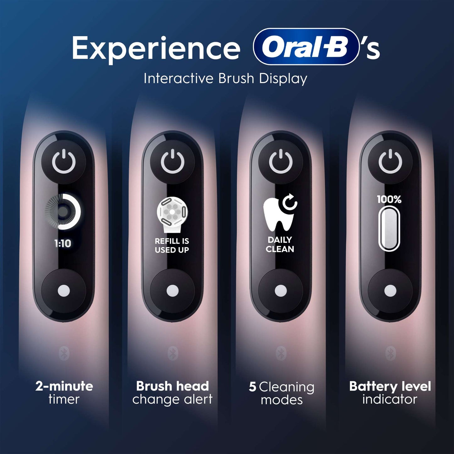 Oral-B iO 6 Pink Electric Toothbrush - Additional 3