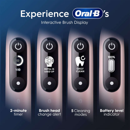 Oral-B iO 6 Pink Electric Toothbrush - Additional 3