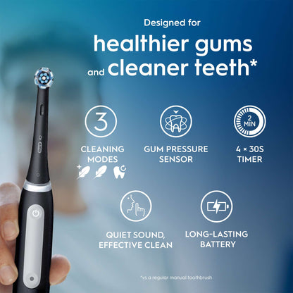 Oral-B iO 3 Black Electric Toothbrush - Additional 2