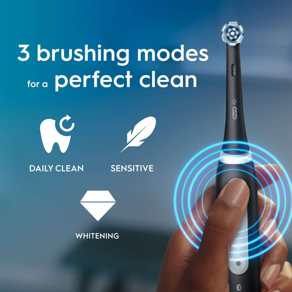Oral-B iO 3 Black Electric Toothbrush - Additional 4