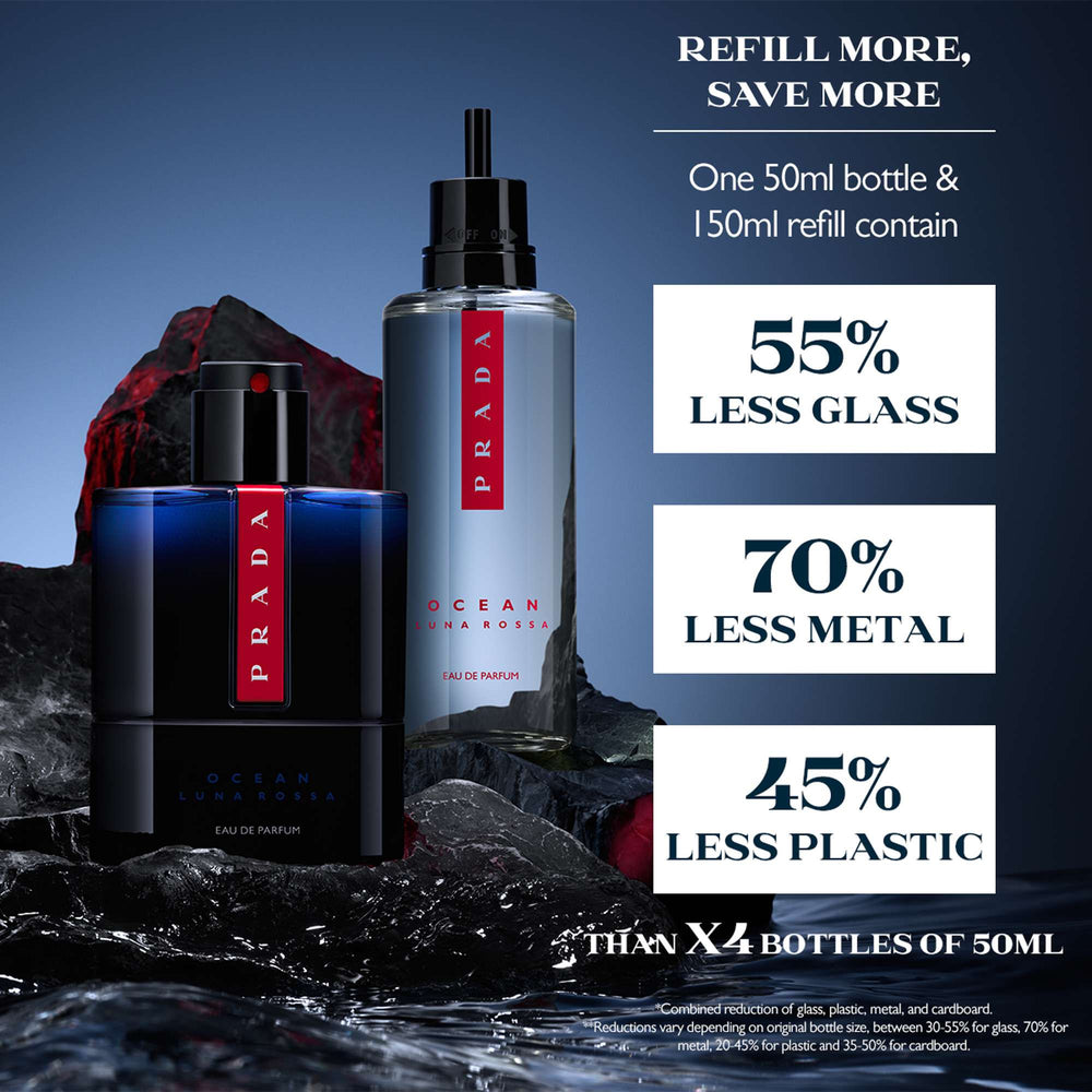 Prada Luna Rossa Ocean Eau de Parfum Refill 150ml - Additional 3