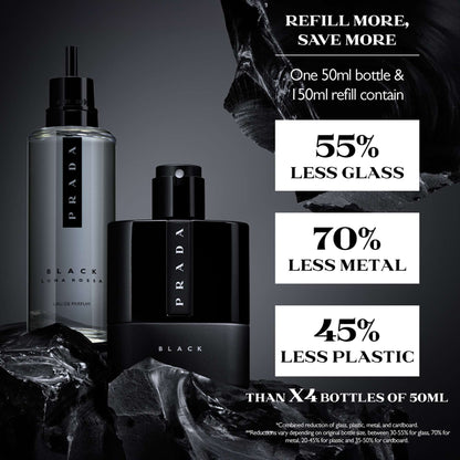 Prada Luna Rossa Black Eau de Parfum Refill 150ml - Additional 3