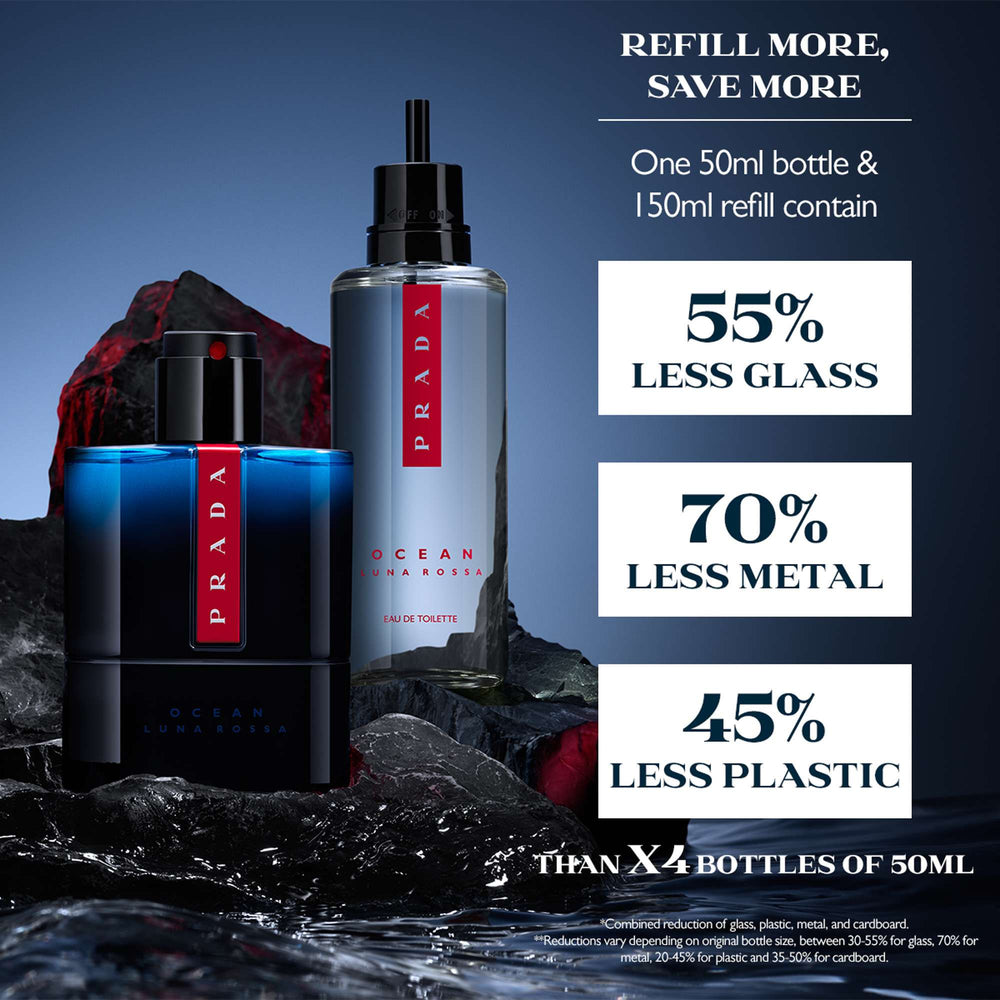 Prada Luna Rossa Ocean Eau de Toilette Refill 150ml - Additional 3