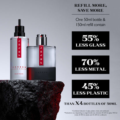 Prada Luna Rossa Carbon Eau de Toilette Refill 150ml - Additional 3