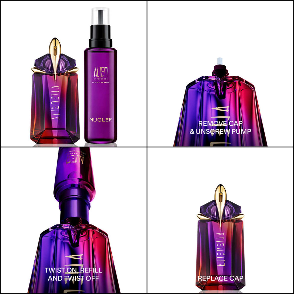 MUGLER Alien Hypersense Eau de Parfum Refill 100ml - Additional 5