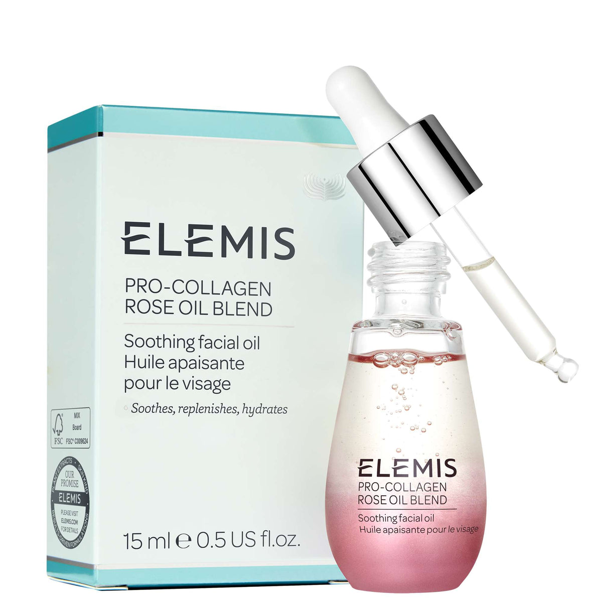ELEMIS Pro-Collagen Rose Oil Blend 15ml - Additional 1