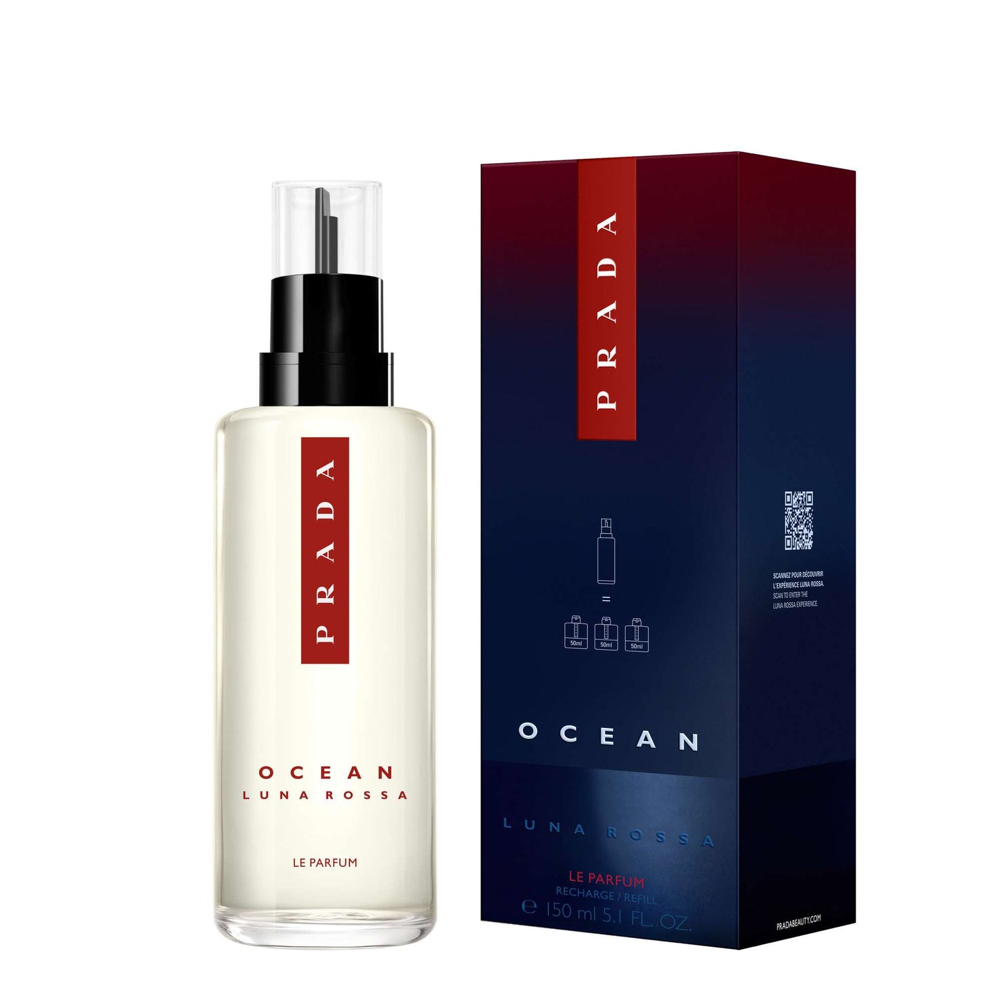 Prada Luna Rossa Ocean Le Parfum Eau de Parfum Spray Refill 150ml - Additional 1